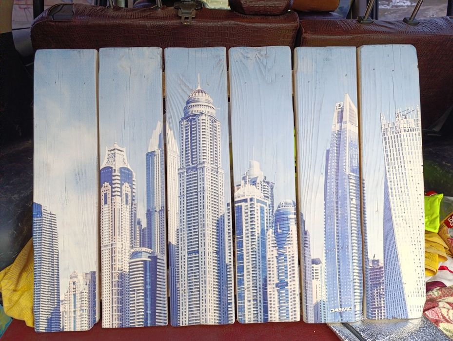 Картина в офис, город