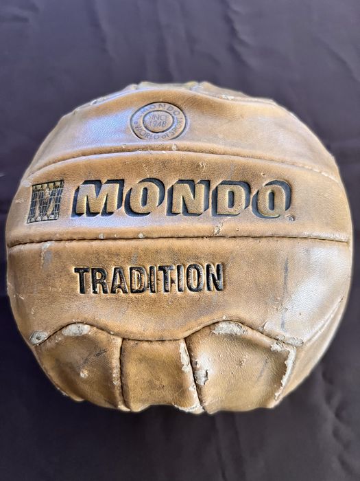 Bola retro, couro inglesa futebol MUNDO Tradicion.