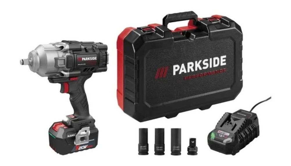 Chave de Impacto 1356Nm 20v Parkside Performance