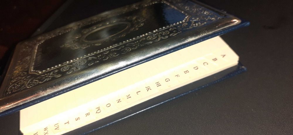 Agenda bolso em Prata