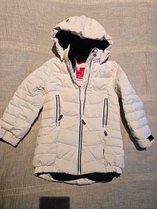 Komplet narciarski dla dziecka - kurtka 116, spodnie 122, rękawiczki