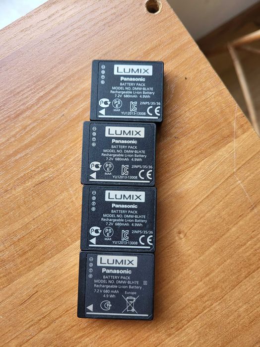 Akumulator Panasonic DMW-BLH7E - 4sztuki