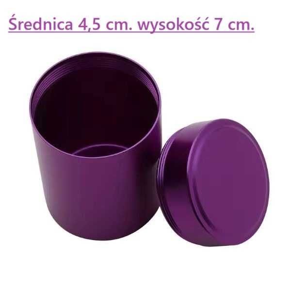 metalowe pudełka - 5 szt.5 kolorów. komplet.