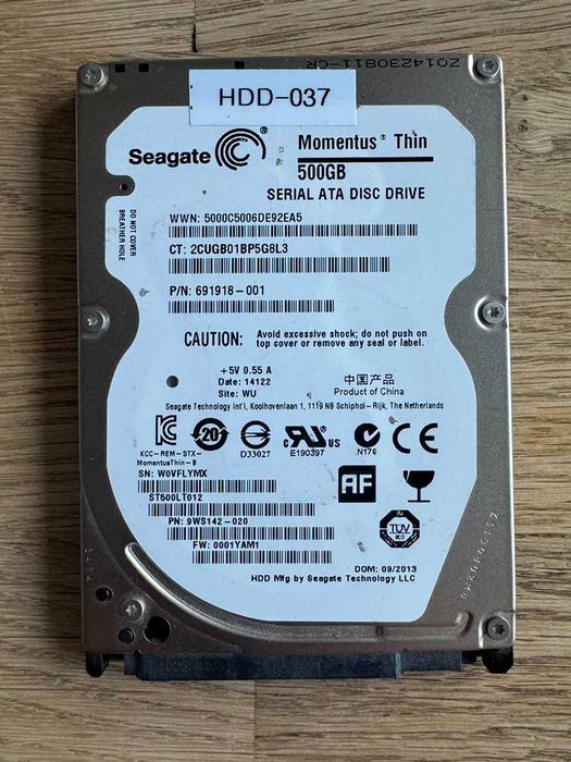 Dysk twardy Seagate Momentus 500 GB SSHD 2,5 cala