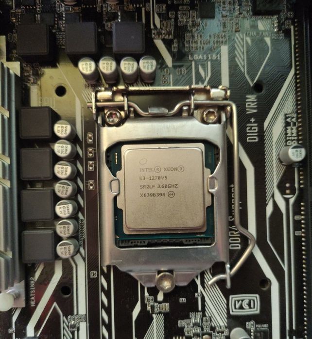 Комплект Asus Z270-P та Intel Xeon E3 1270 V5 (i7 6700)