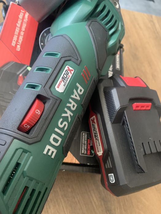 Nowa Szlifierka Aku Parkside  PWSA-20-Li D4/Aku X20V Team/Ład/Tarcza!