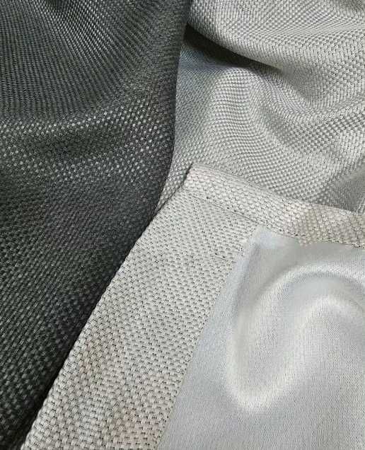 комплект пошитих штор сонцезахисні на вікно льон на блекауті