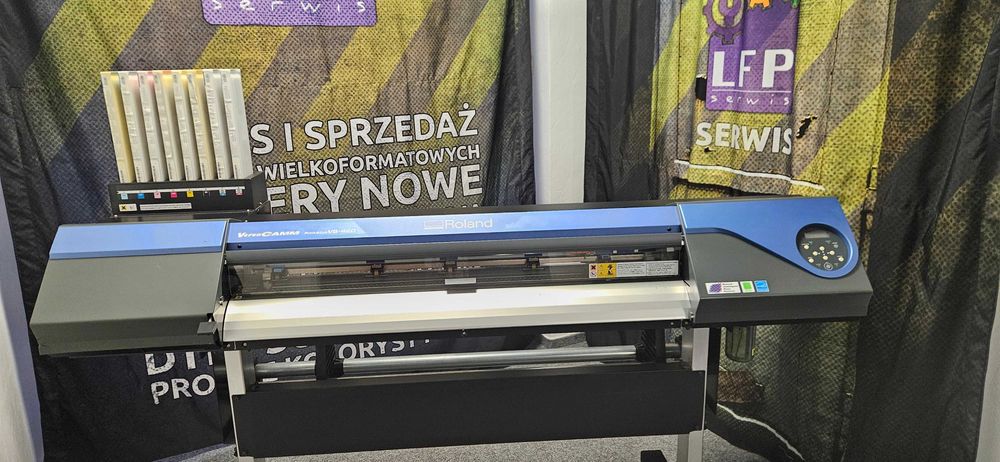 Drukarka ploter druk i cięcie Roland VS 420 nowa głowica, gwar. 12 m.
