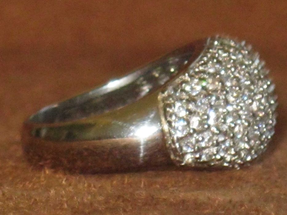 Anel Prata Maciça de Lei 925`/.. C/Contraste