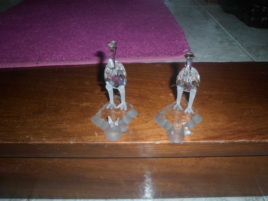 2 cegonhas em cristal swarovski muito bonitas