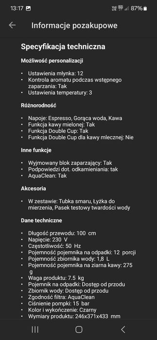 Ekspres Philips, używany, bdb stan