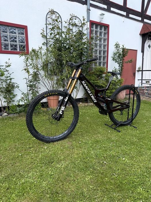 Bicicleta de montanha Santa Cruz V10 CC X01 Vermelho-sangue