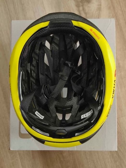 Capacete Giro Eclipse Spherical MIPS Team Visma "Novo"