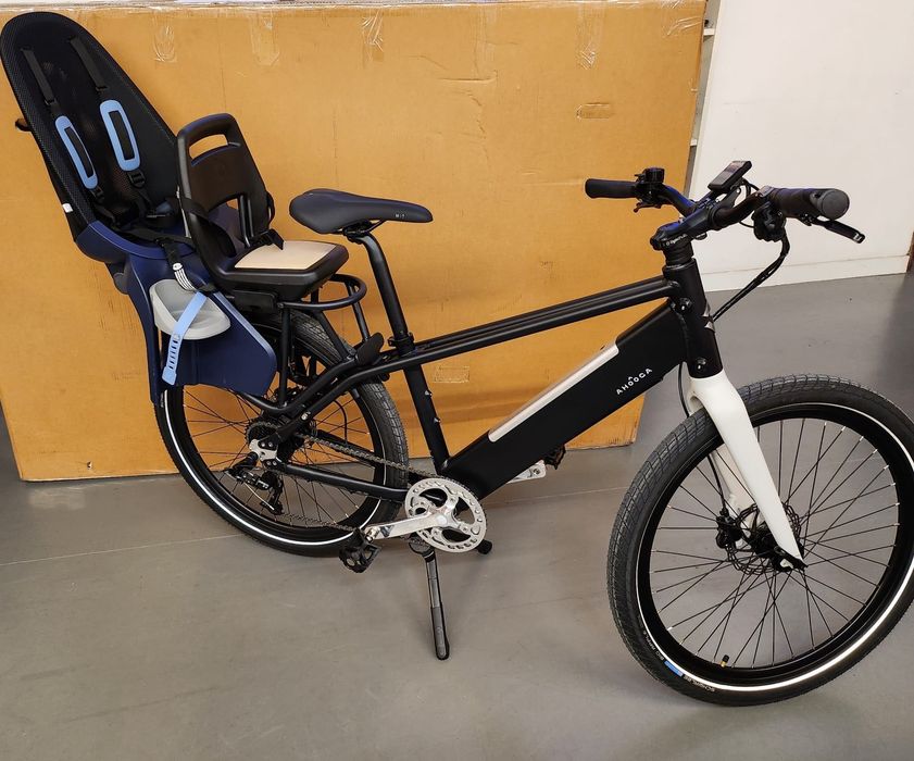 Bicicleta Elétrica (E-Bike) com cadeiras criança - Nova