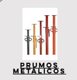 Prumos em pintado e galvanizado