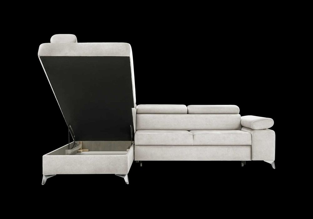 Nowoczesny narożnik Madryt ruchome zagłówki -5 kolorów