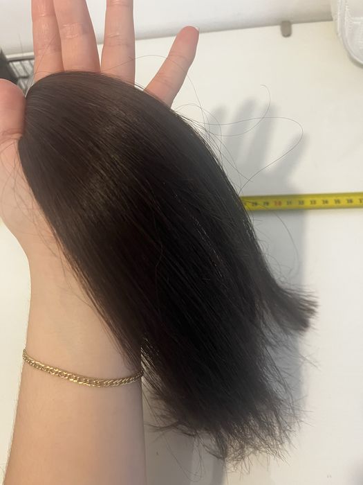 45 cm 35 gr de cabelo pontas grossas