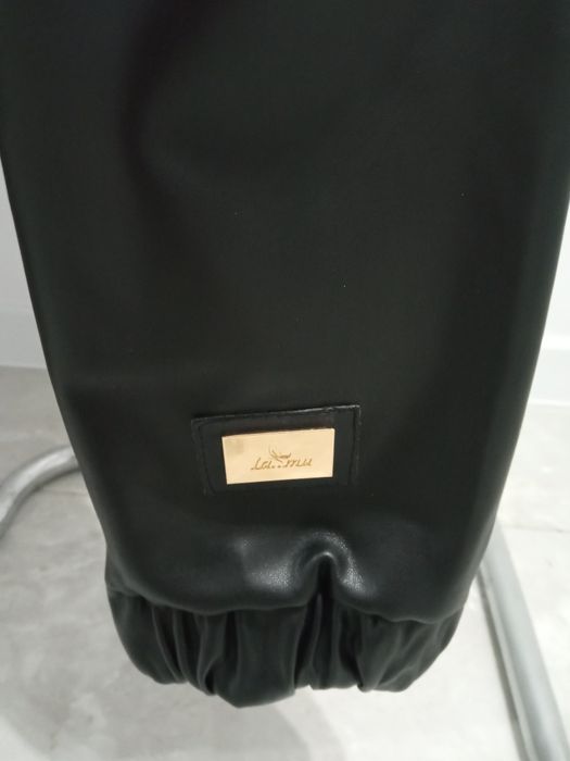 Spodnie z eko skóry rozm xl czarne La..mu