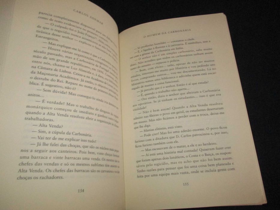 Livro O Homem da Carbonária Carlos Ademar