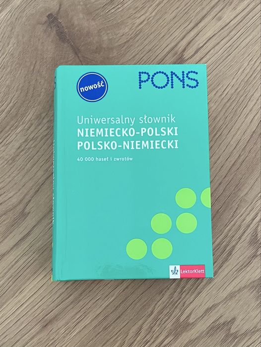 Słownik polsko - niemiecki, niemiecko - polski.