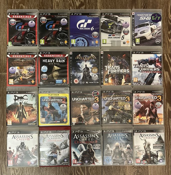 Диски Sony playstation 3 ps3 лицензия, игры.