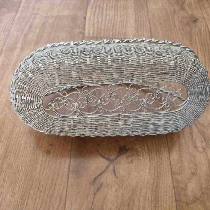 Конфетница мельхиор скань