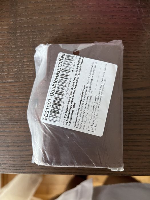 Carteira Dupla Cartoes RFID