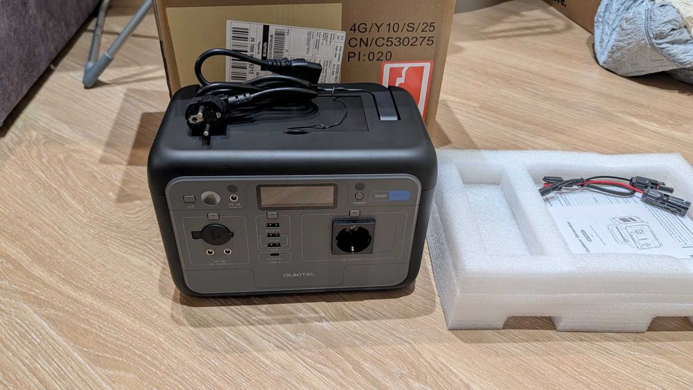 Зарядна станція Oukitel P800E Plus. Євровиделка