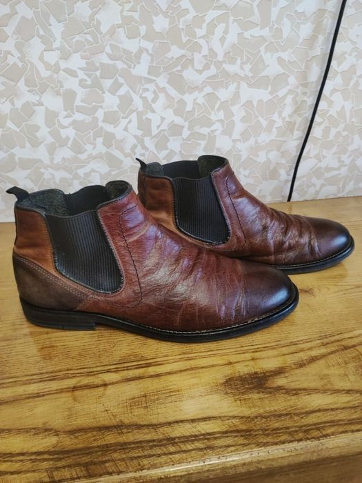 Черевики чоловічі  шкіряні челсі Oliver Jacob , оригінал.