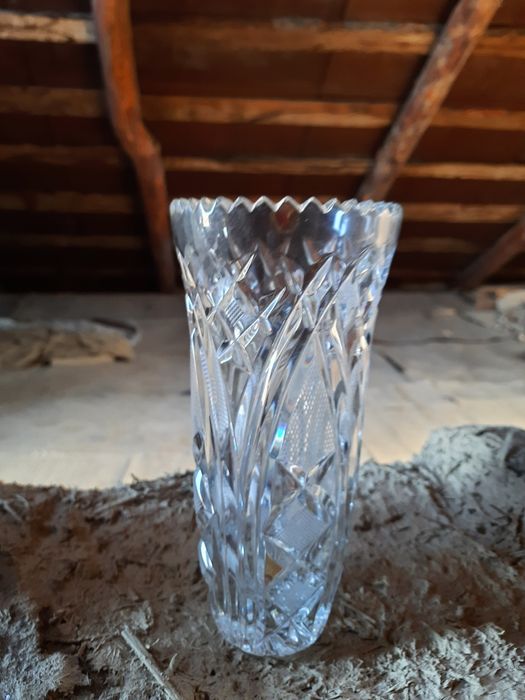 Ваза   кришталева, фужери кришталь