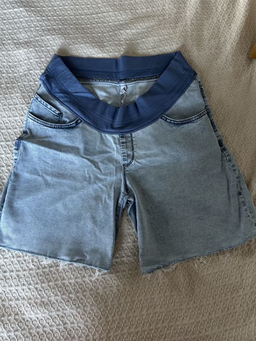 Продам джинсові шорти для вагітних 44 р (Л)