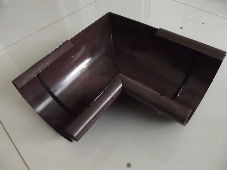 Narożnik rynny wewnętrzny Gamrat 125 mm kąt 90' ciemny brąz