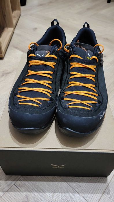 Buty Trekkingowe Męskie Salewa MTN Trainer 2 GTX - black/carrot EU 44