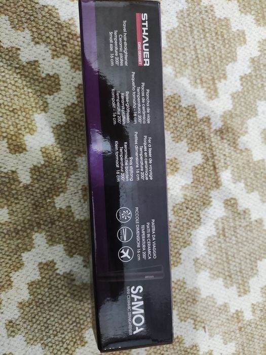 Mini prancha de cabelo para viagem marca Sthauer