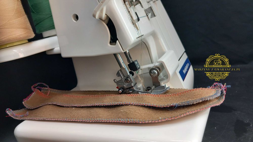 Szwedzki Owerlok skóra  jeans dresówka  dzianina Gwarancja 12 msc