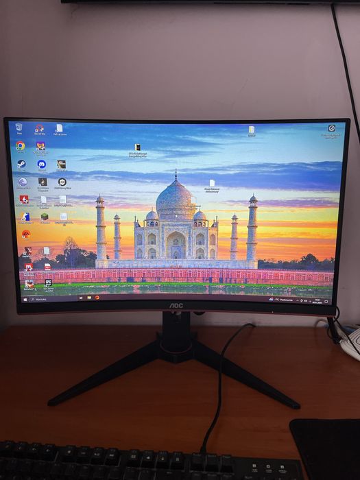 Komputer gamingowy Ryzen + RX 570 + 16GB RAM + SSD + Monitor AOC 144Hz
