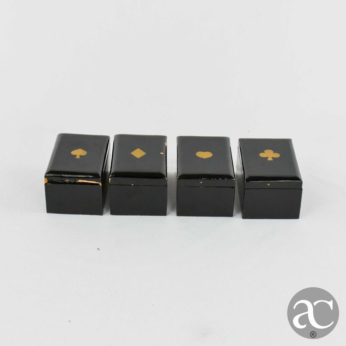 Caixa de jogos em Laca Japonesa, finais do séc. XIX