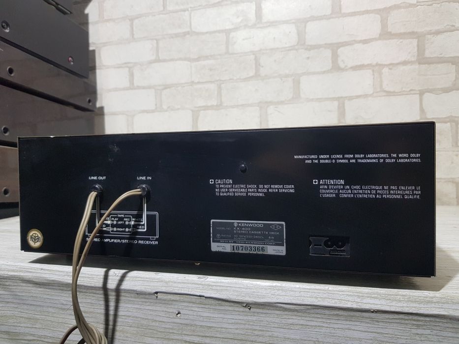 Стерео касетна дека/кассетная Kenwood KX-400 б/у з Німеччини