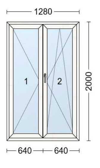 Janelas em alumínio, lacado branco, com vidro duplo