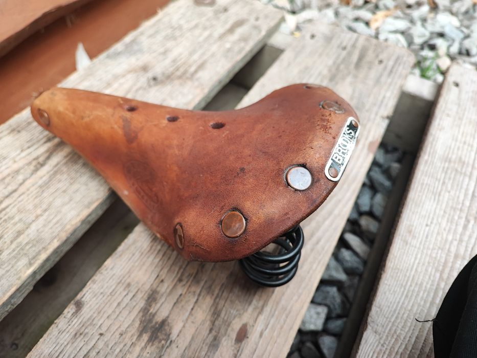 Siodełko rowerowe Brooks Conquest ALL Terrain skóra Retro MTB