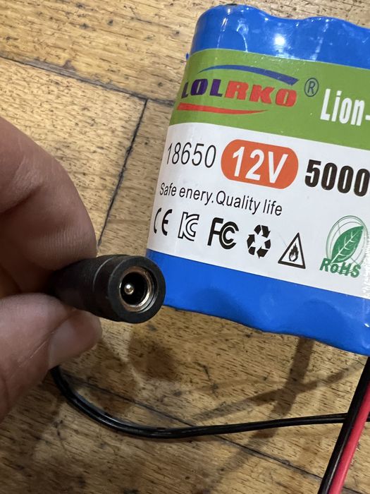 Bateria Recarregável Li-ion 12V 18650 - Nova