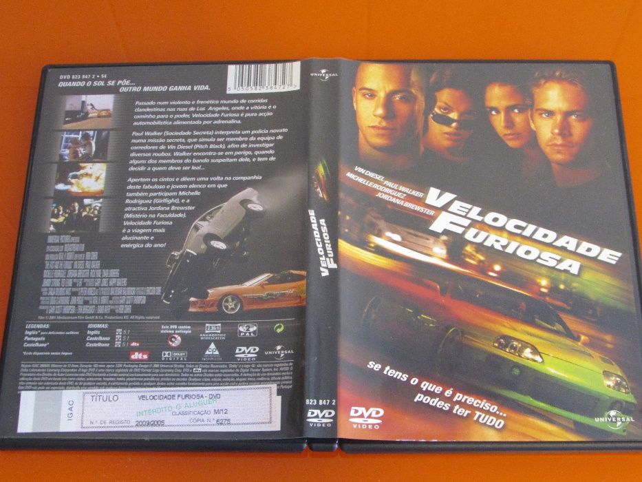 Dvd Velocidade Furiosa 6 - Acção - 2 Dvd's