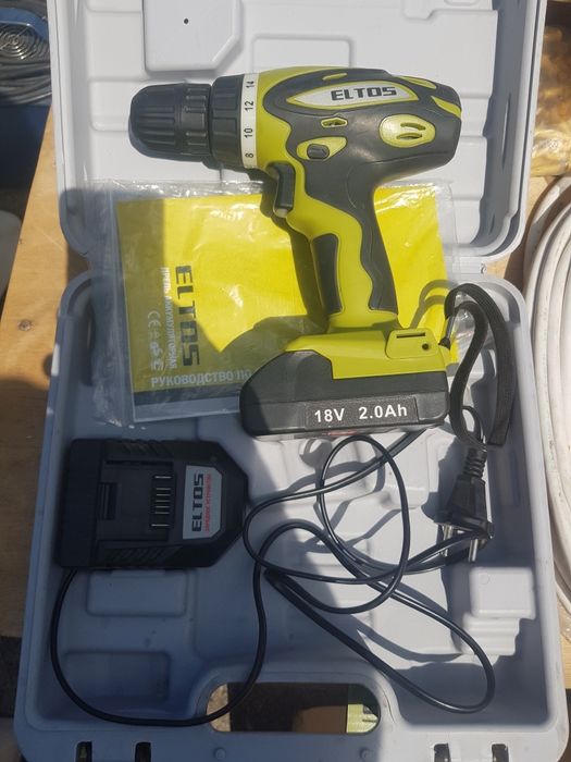 Шуруповерт елтос, eltos да 18н