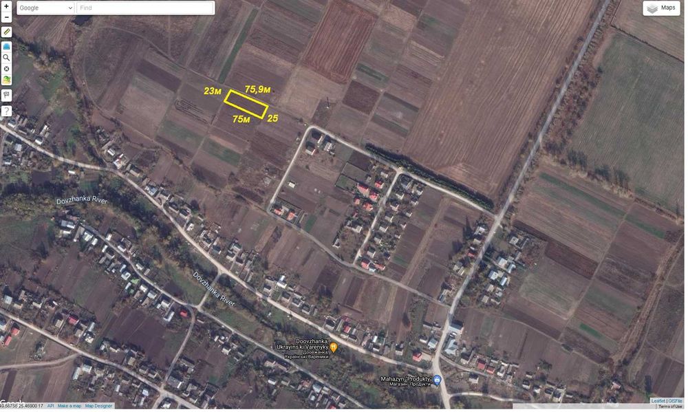 ділянка приватизована у Довжанці Тернопільського р-ну