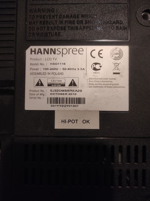 tv hannspree hsg1116 full hd