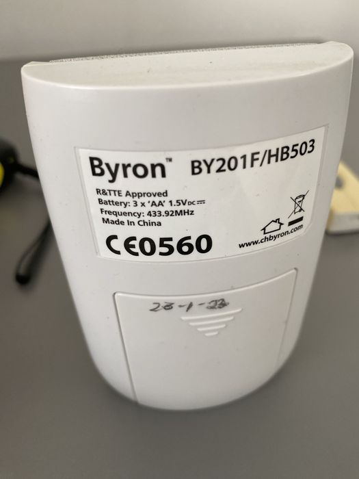 Dzwonek brzprzewodowy Byron