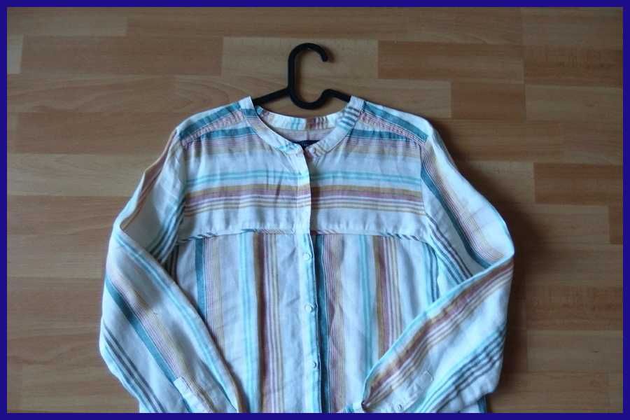 Koszula długa 100% len M/L