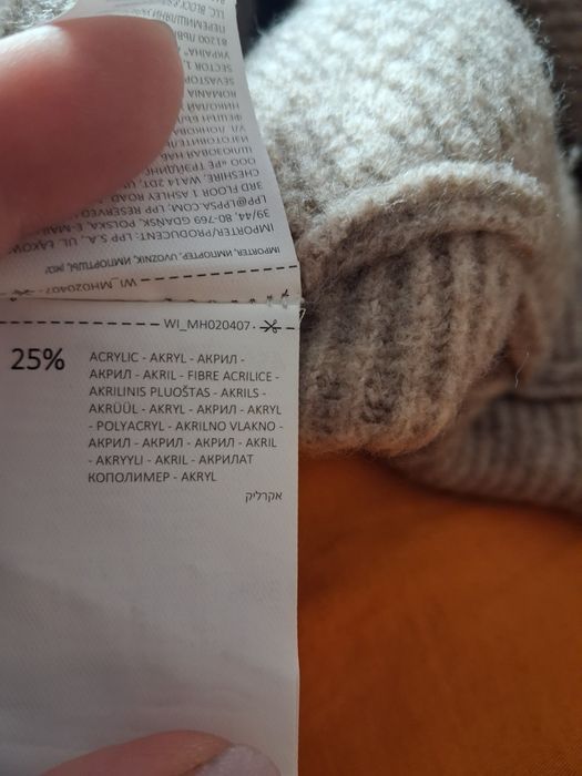 Długa, ciepłą sukienka