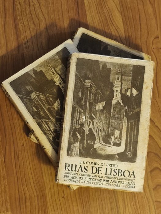 Ruas de Lisboa vol. I ,ll e lll.  J.J. Gomes de Brito