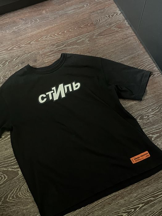 футболка HERON PRESTON стиль rap y2k drip